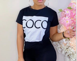 Coco Shirt | Black & Grey